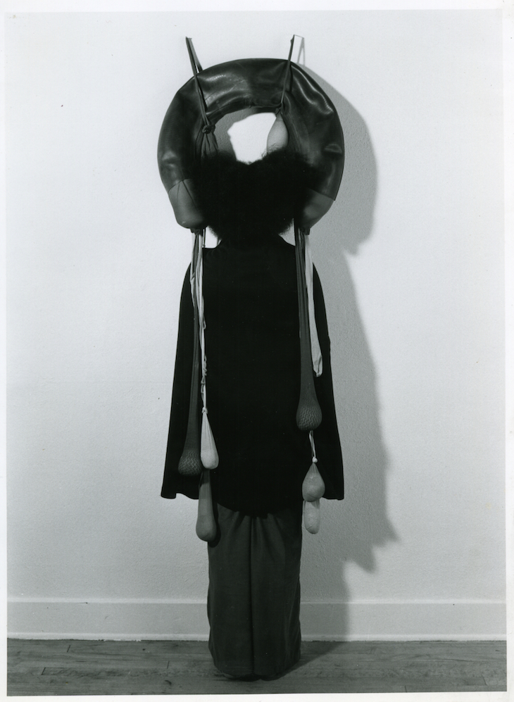 Performance with Inside/Outside (1977), Senga Nengudi.