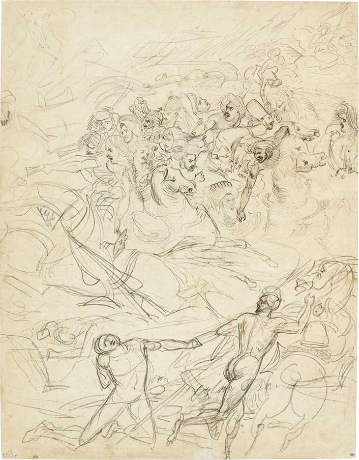 Group of Fleeing Turks (c. 1801), Antoine-Jean Gros.