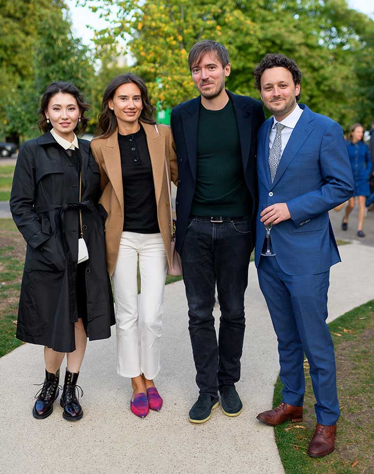 Olga Donskova (second left), Eugenio Re Rebaudengo (second right), Thomas Marks (right).