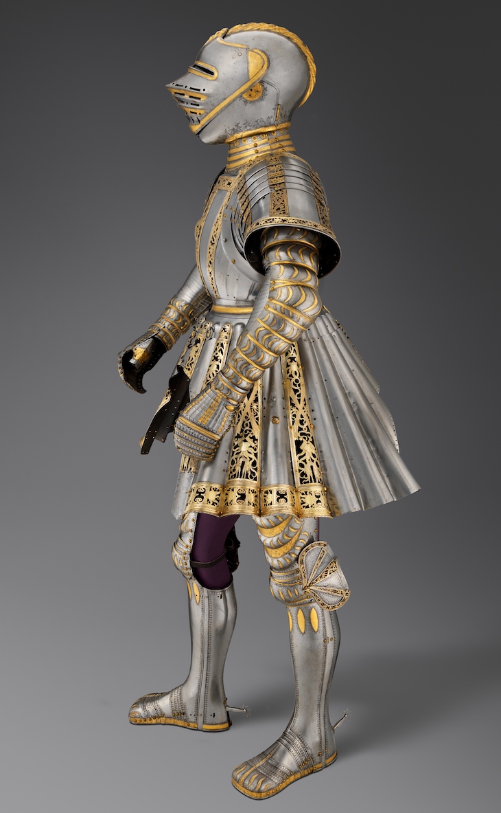Ceremonial armour commissioned by Maximilian I for his grandson, Charles V (c. 1512–14), Conrad Seusenhofer.
