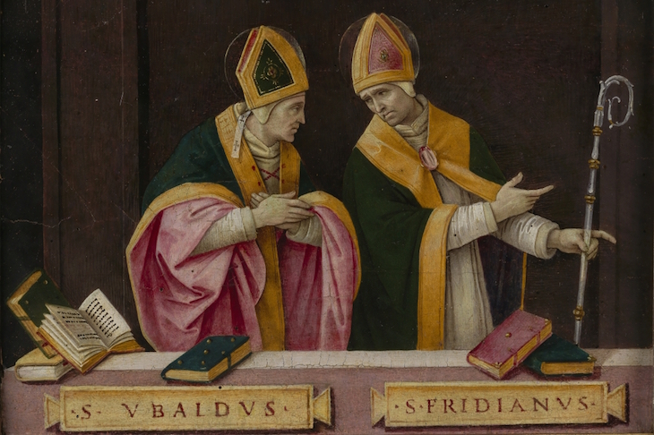 Saint Ubald and Saint Fridianus (1496), Filippino Lippi.