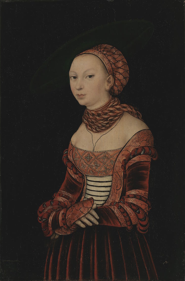 Portrait of a young woman (1525), Lucas Cranach the Elder.