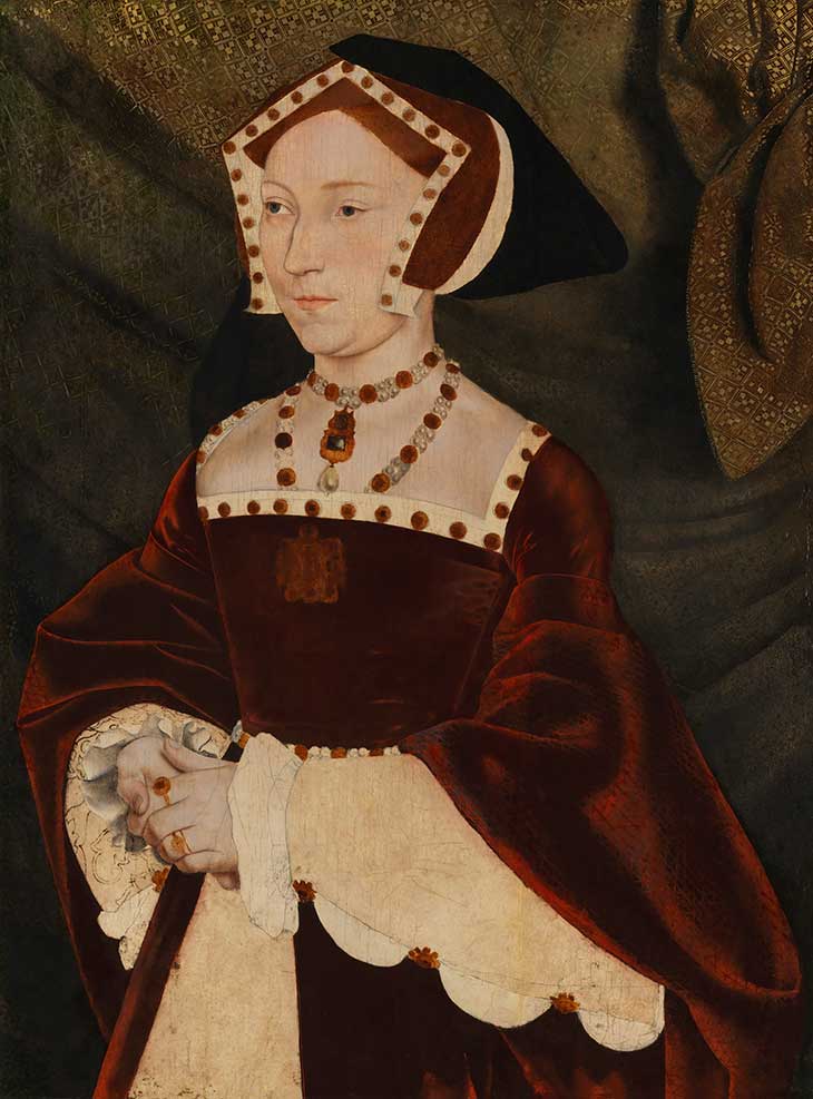 Jane Seymour (c. 1537), after Hans Holbein the Younger.