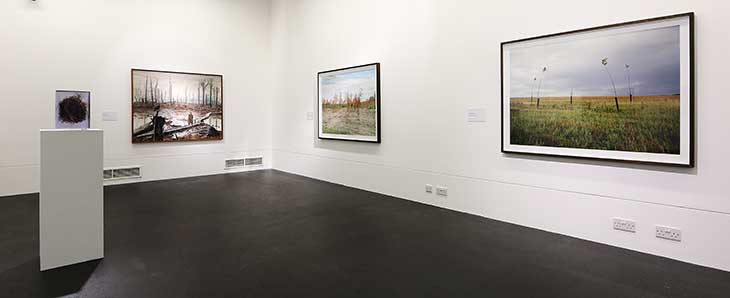 Installation view of ‘A Name Unmade: Francis Ledwidge (1887–1917)’ at Nerve Visual Gallery, Derry, in 2017.