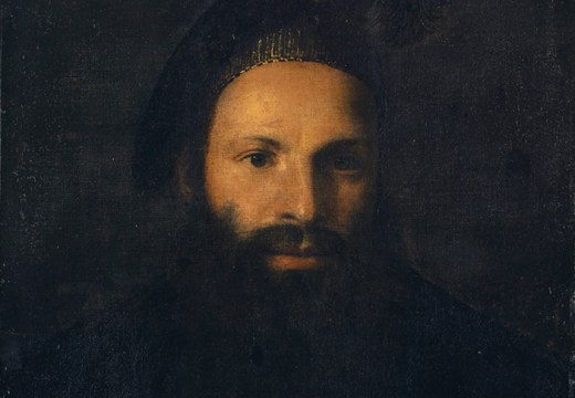 Portrait of Pietro Aretino (detail), (1527), here attributed to Titian. Kunstmuseum Basel