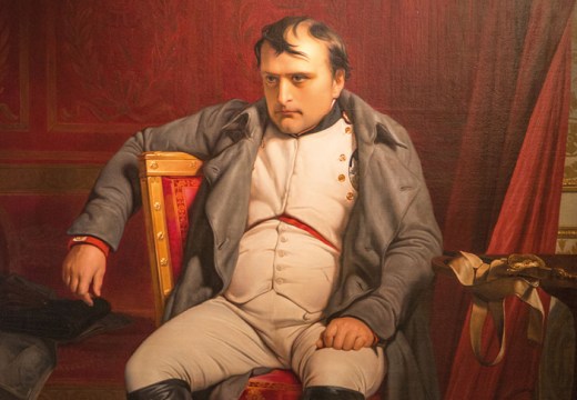 Napoleon at Fontainebleau, 31 March 1814 (1840), Paul Delaroche.