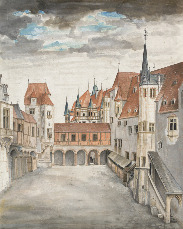 View of Innsbruck from the North (c. 1495), Albrecht Dürer. © The Albertina Museum, Vienna
