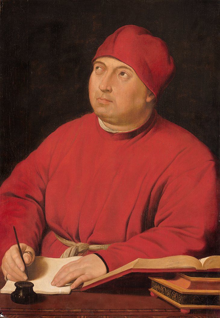 Tommaso Inghirami (c. 1510), Raphael.