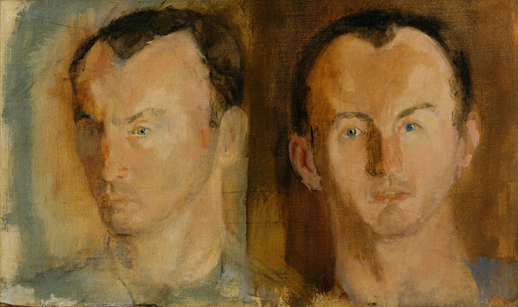 Double Portrait of Frank O’Hara (1955), Larry Rivers. The Museum of Modern Art, New York.