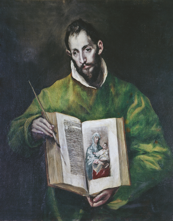 Saint Luke (1605–10), El Greco.