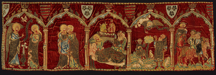 Scenes from the life of the Virgin (1330–49), England.