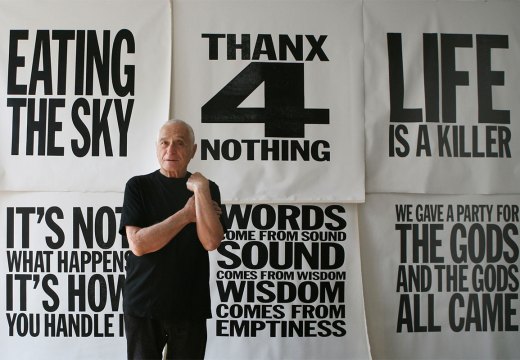 John Giorno (1936–2019) in New York in 2012.