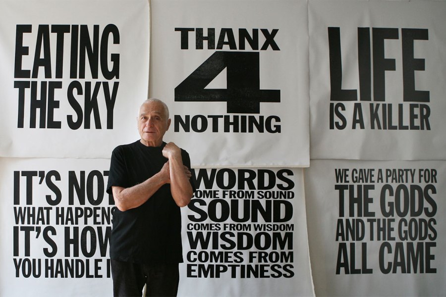 John Giorno (1936–2019) in New York in 2012.