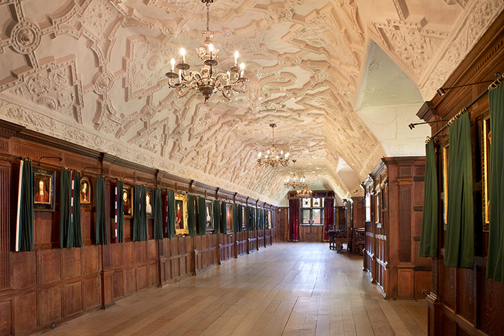 The long gallery at Hever Castle