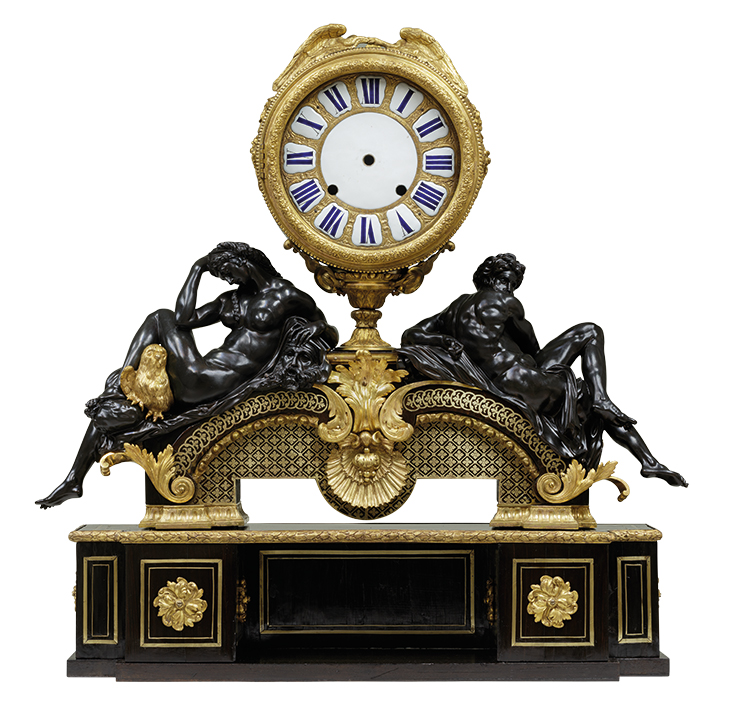 ‘Day and Night’ clock (c. 1728), attributed to André-Charles Boulle.