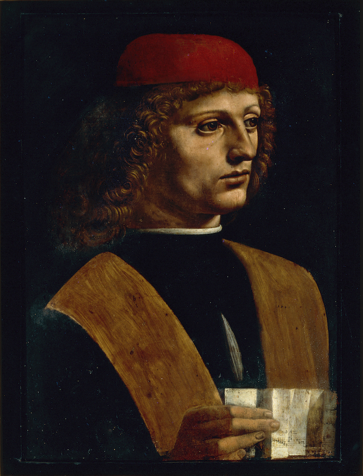 Portrait of a Musician (1485–90), Leonardo da Vinci