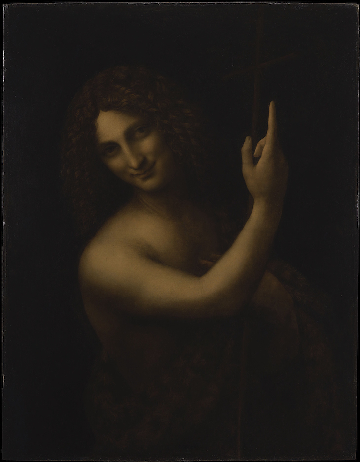 Saint John the Baptist (1513–16), Leonardo da Vinci.