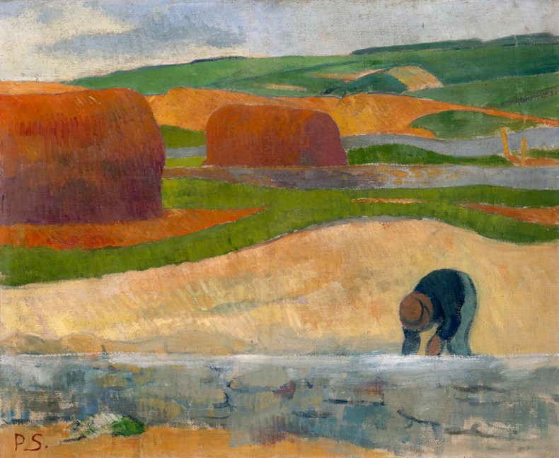 The Seaweed Gatherer (c. 1890), Paul Sérusier. Indianapolis Museum of Art, Newfields