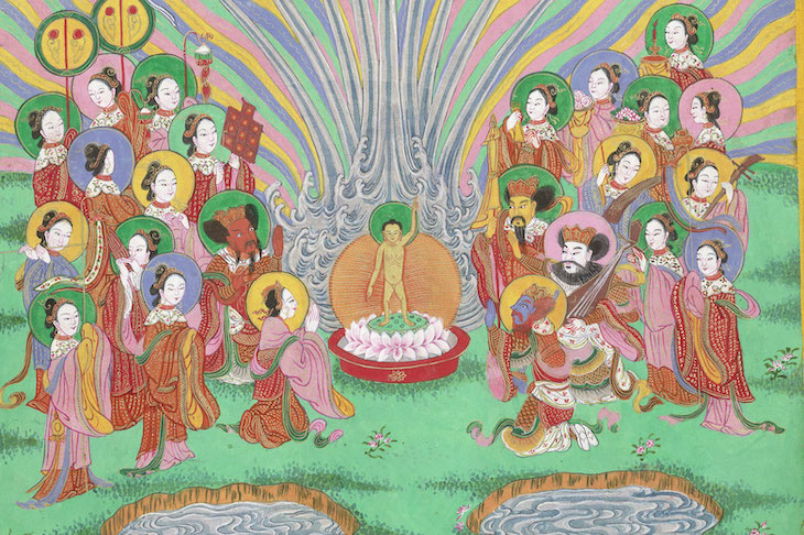 Scene from The Life of Buddha (detail)