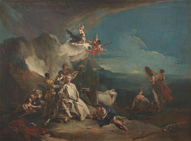 Rape of Europe (c. 1720–23), Giovanni Battista Tiepolo.