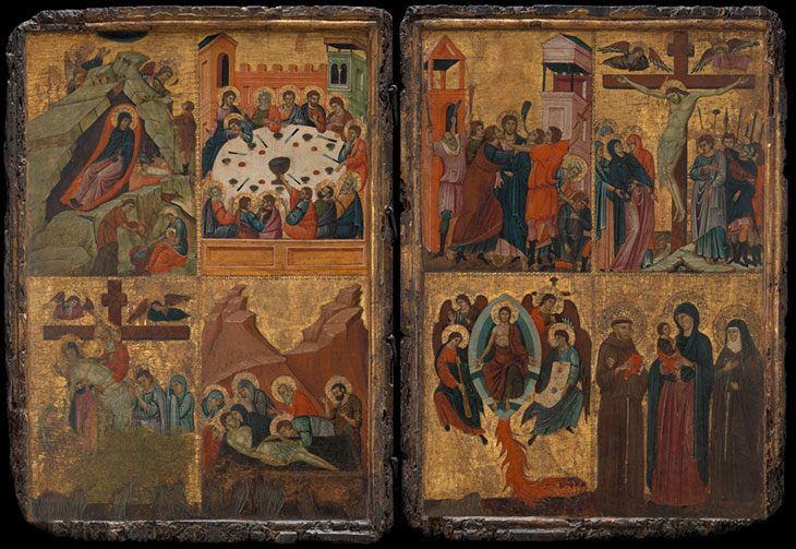 Eight Scenes from the Life of Christ (14th century), Italy. Virginia Museum of Fine Arts, Richmond