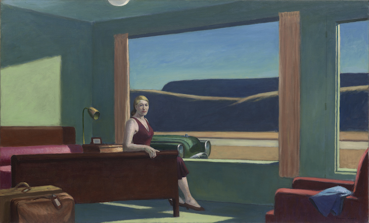 Western Motel (1957), Edward Hopper.