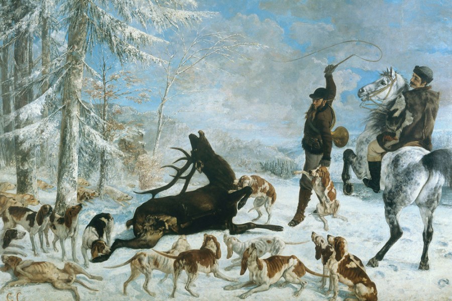 Death of a Hunted Stag, photo: Dépot du Musée d'Orsay, photographie Charles Choffet