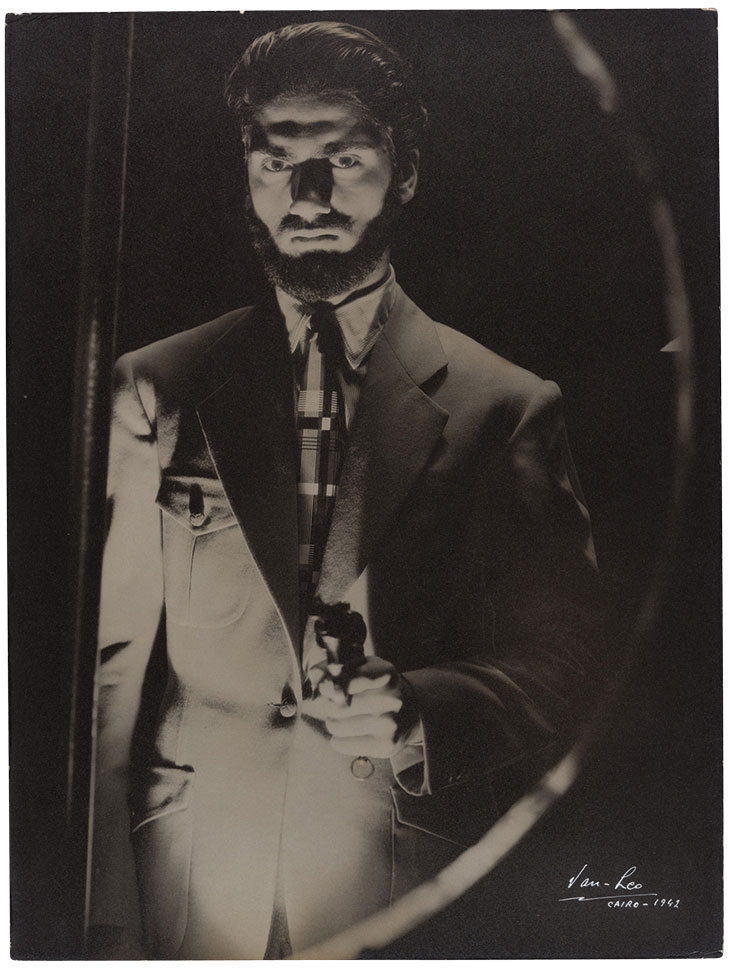 Self-portrait (1942), Van Leo. Van Leo Collection at the Arab Image Foundation, Beirut