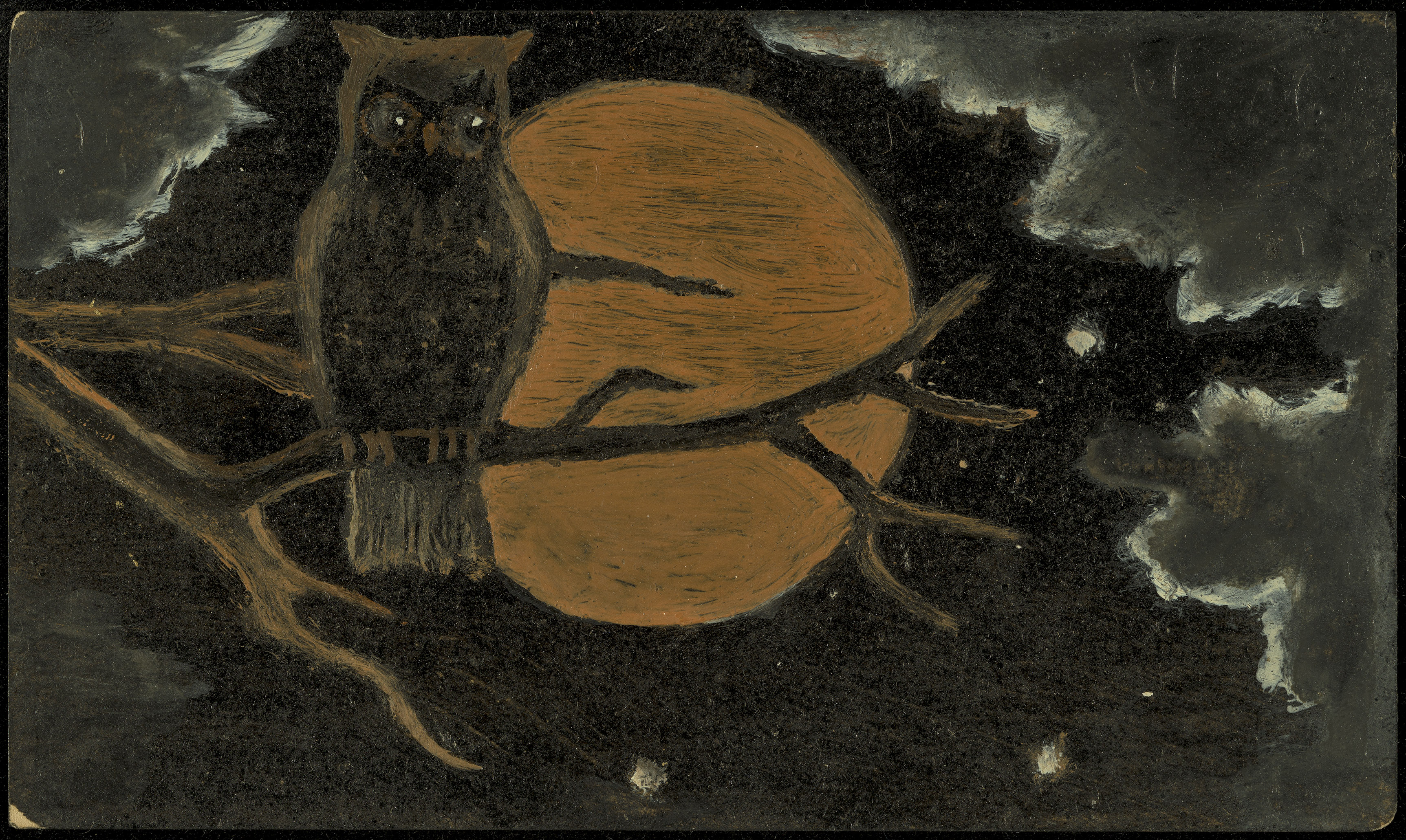 Owl by Moonlight (early 20th century). Museum of Fine Arts, Boston