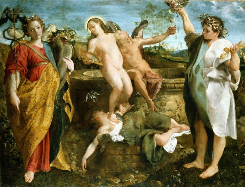 An Allegory of Truth and Time (c. 1584–85), Annibale Carracci. Royal Collection Trust/© Her Majesty Queen Elizabeth II 2019