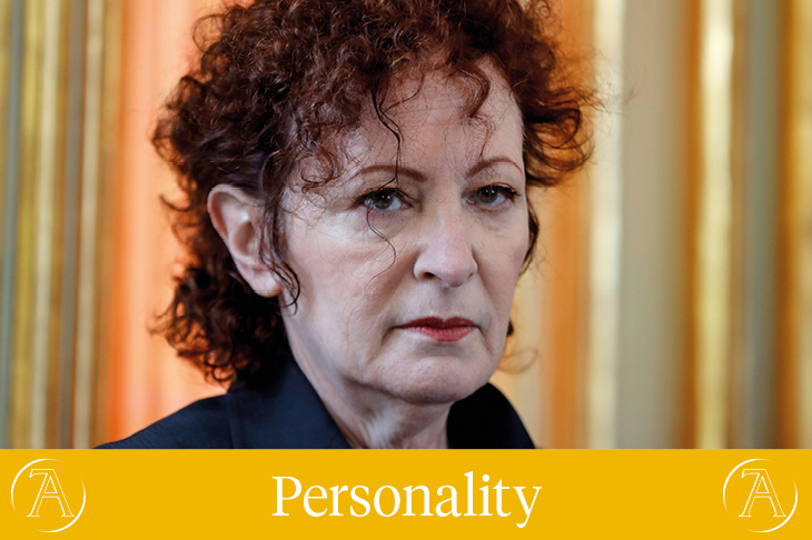 Nan Goldin photographed at the Palace of Versailles in May 2019.