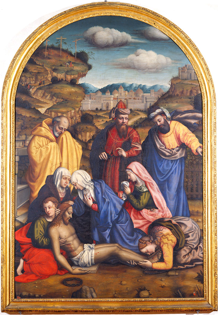 Lamentation with Saints (c. 1550), Plautilla Nelli. Museo di San Marco, Florence.