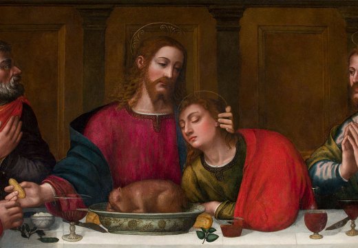 Last Supper (detail; c. 1560s), Plautilla Nelli.