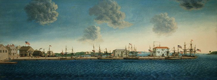 Crowninshield’s Wharf (1806), George Ropes. Peabody Essex Museum, Salem