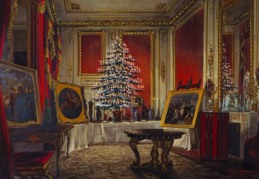 Queen Victoria’s Christmas Tree at Windsor Castle (1850), James Roberts.