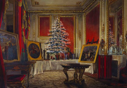 Queen Victoria’s Christmas Tree at Windsor Castle (1850), James Roberts.