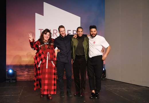 The collective winners of the Turner Prize 2019.