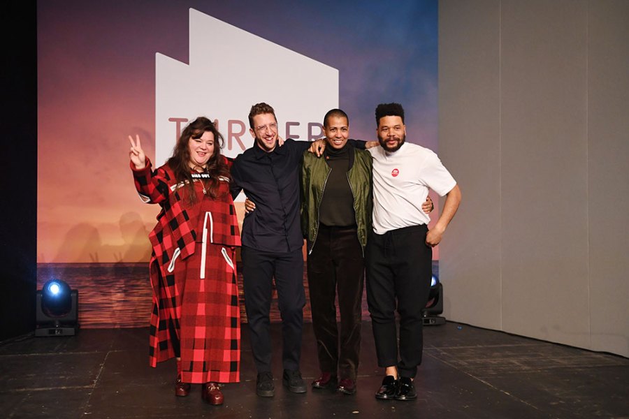 The collective winners of the Turner Prize 2019.