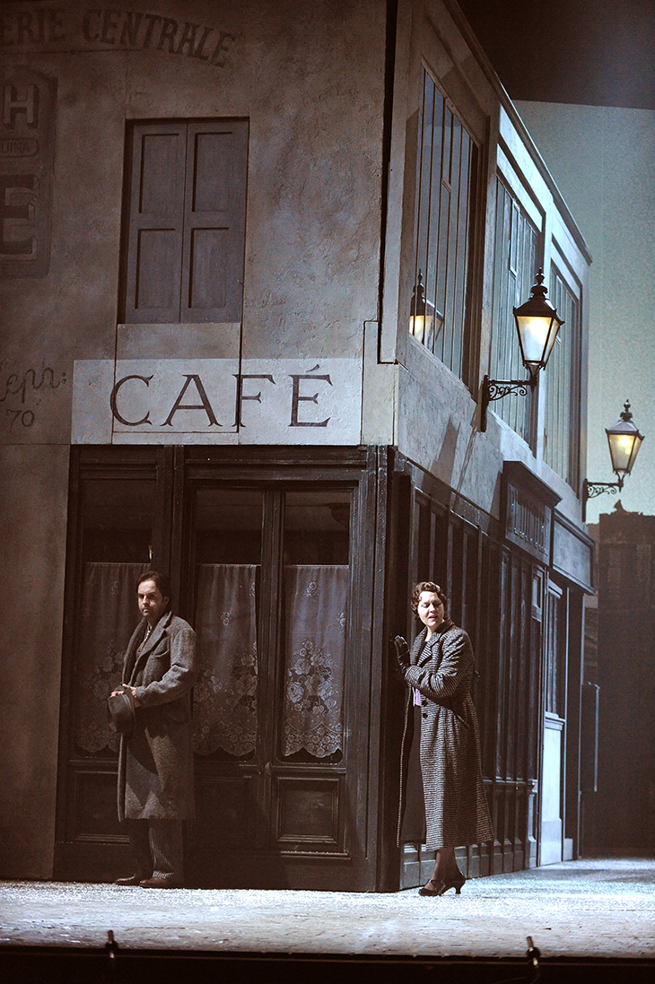 A scene from Jonathan Miller's La Bohème for the ENO in 2009, with set design by Isabella Bywater. Photo: Tristram Kenton