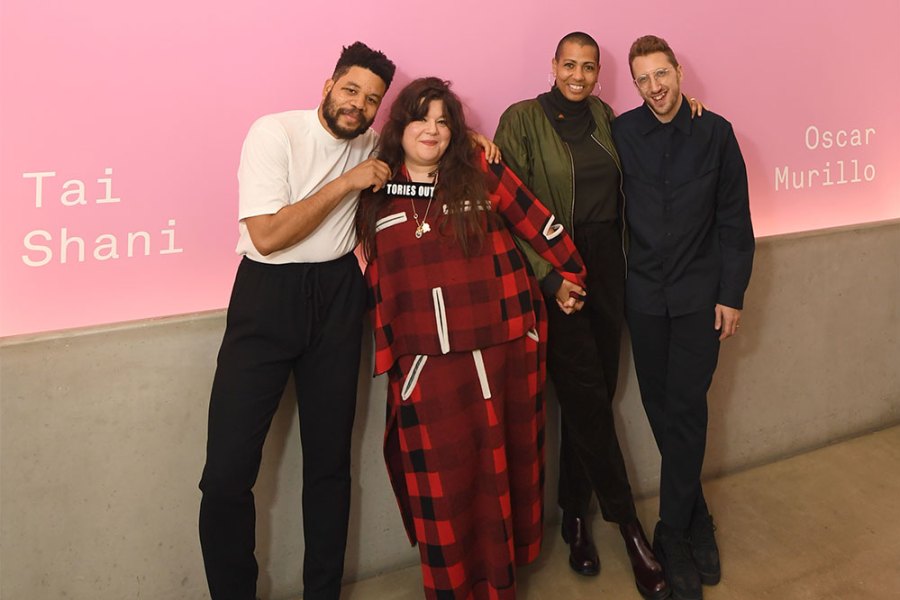 The collective winners of the Turner Prize 2019.