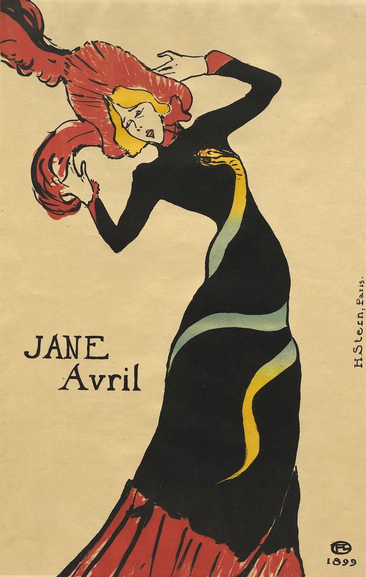 Jane Avril (1899), Henri de Toulouse-Lautrec.