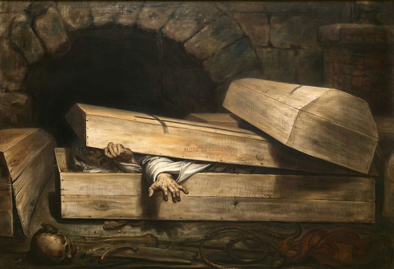 The Premature Burial (1854), Antoine Wiertz. Musée Wiertz, Brussels.