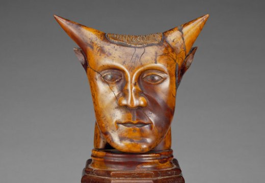 Head with Horns (detail; before 1894), artist unknown. J. Paul Getty Museum, Los Angeles