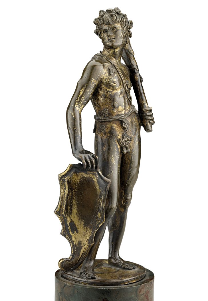 Shield Bearer (c. 1470–80), Bertoldo di Giovanni. Frick Collection, New York.