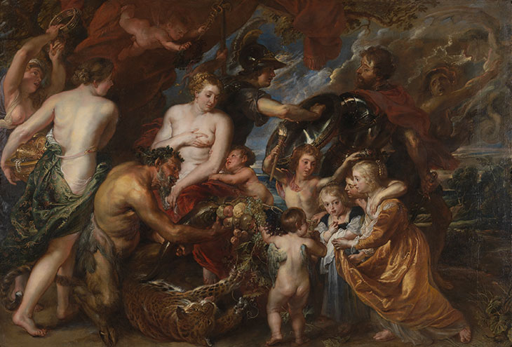 Minerva Protects Pax from Mars (‘Peace and War’) (1629–30), Peter Paul Rubens. National Gallery, London