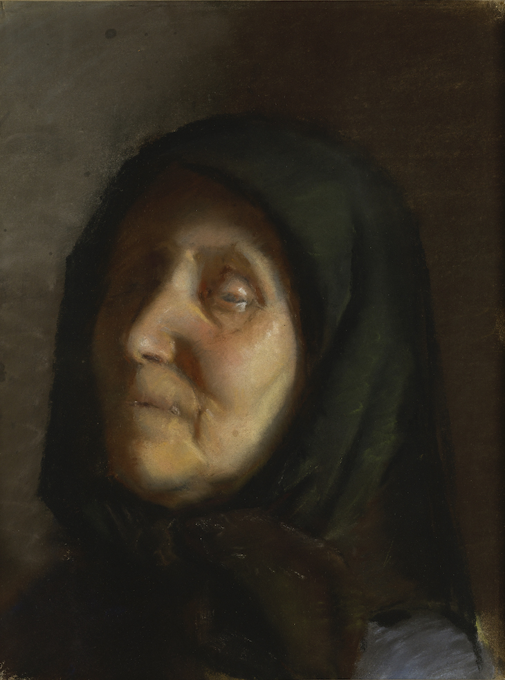 Blind Woman (1883–85), Anna Ancher.