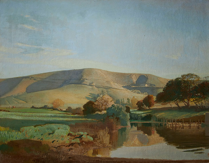 Ditchling Beacon (c. 1930), Charles Knight. Towner Art Gallery, Eastbourne.