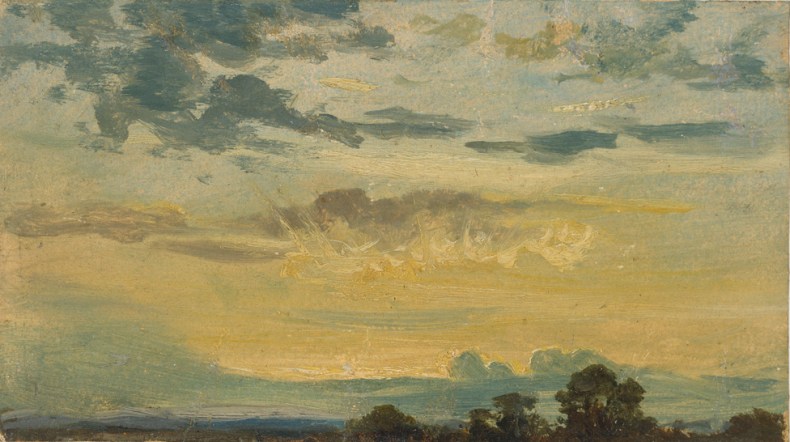 Summer Sunset (c. 1820–25), John Constable. 