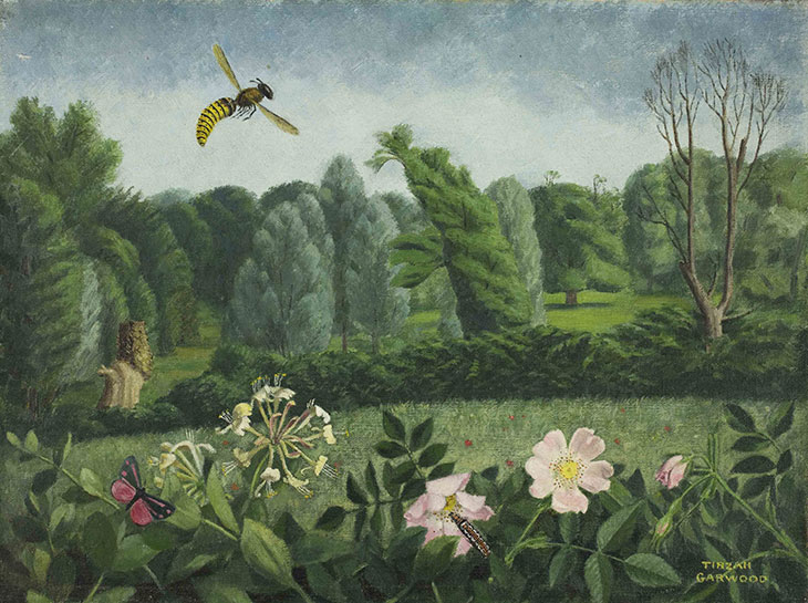 Hornet with Wild Roses (1950), Tirzah Garwood. Towner Collection, Eastbourne.