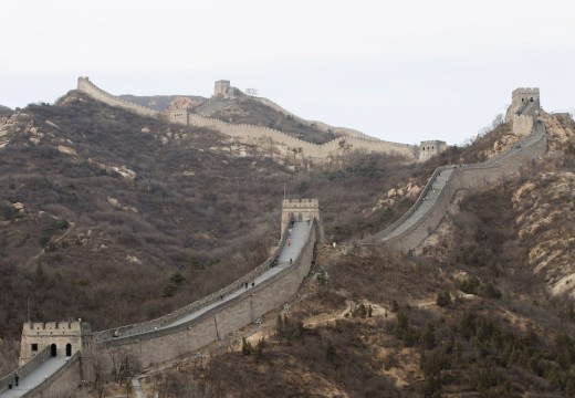 The Badaling section of the Great Wall of China.